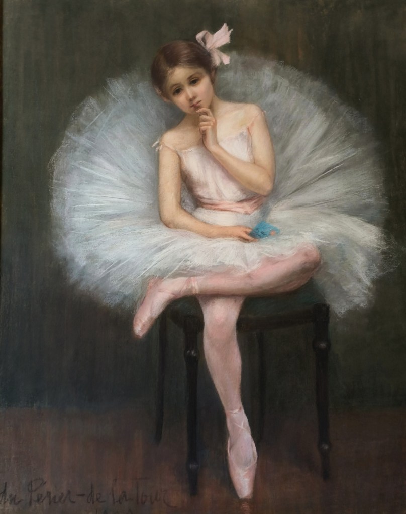 Pastel sur papier après restauration - dépoussiérage et retouche des griffures - atelier Charlotte Garin Paris
